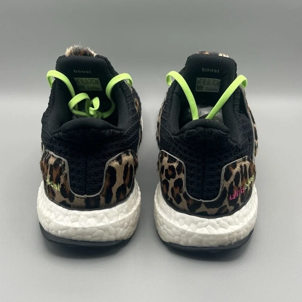 2020 Adidas Ultraboost DNA Leopard Animal Print Running - Men's Size 9.5 USED